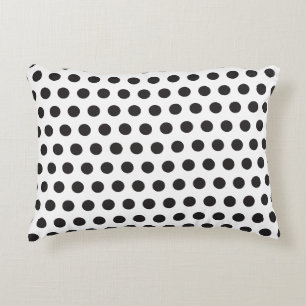Coussins Décoratifs Motif à pois noir et blanc – Minimalisme Classique