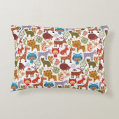 Coussins Décoratifs Motif abstrait d'enfant et d'animaux (Dos)