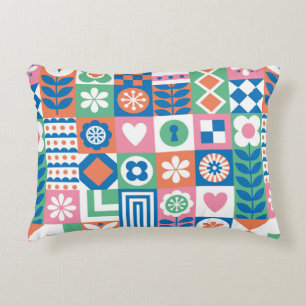 Coussins Décoratifs Motif Abstrait fleuri sans couture. scandinave et