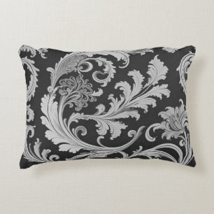 Coussins Décoratifs Motif Antique Fleur Monochrome