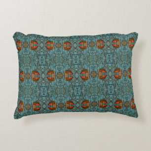 Coussins Décoratifs Motif bleu géométrique