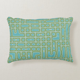 Coussins Décoratifs Motif bleu vert