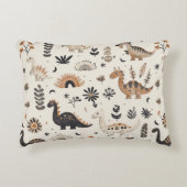 Coussins Décoratifs Motif Boho Jungle Dinosaur (Devant)