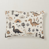 Coussins Décoratifs Motif Boho Jungle Dinosaur (Dos)