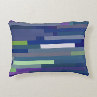 Coussins Décoratifs Motif Briques Couleur Palette Bleus