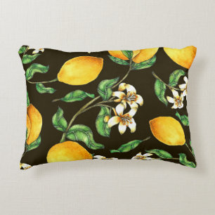 Coussins Décoratifs Motif citron verni à la main