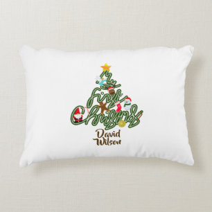 Coussins Décoratifs Motif d'arbre de Noël Mon premier arbre de Noël