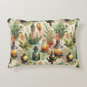 Coussins Décoratifs Motif de bouteilles d'apothicaire vintage
