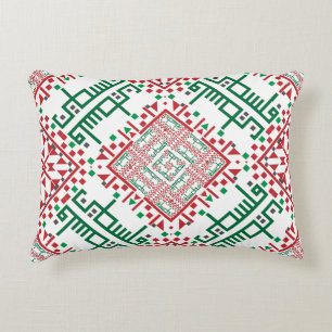 Coussins Décoratifs Motif de broderie palestinienne tatreez