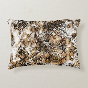 Coussins Décoratifs Motif de camouflage coloré Leopard Zebra