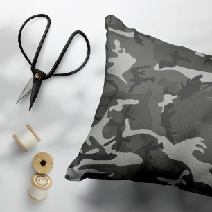 Coussins Décoratifs Motif de Camouflage gris, Motif militaire, Armée