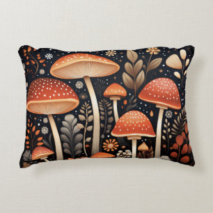 Coussins Décoratifs Motif de champignons Boho Woodland