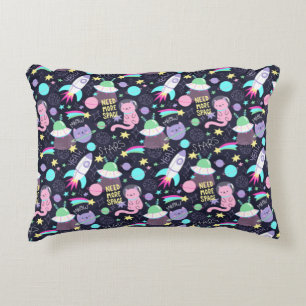 Coussins Décoratifs Motif de chat espace
