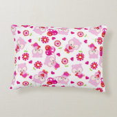 Coussins Décoratifs Motif De Chouettes, Chouettes Mignonnes, Chouettes (Dos)