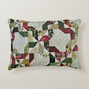 Coussins Décoratifs Motif de courtepointe patchwork Rustic Holiday