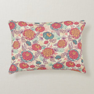 Coussins Décoratifs Motif de fleurs et de feuille de pivoine