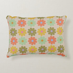 Coussins Décoratifs Motif de fleurs pastel vintage simple