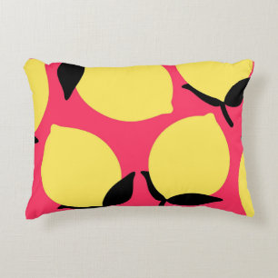 Coussins Décoratifs Motif de fruits d'agrumes rouges oranges botanique