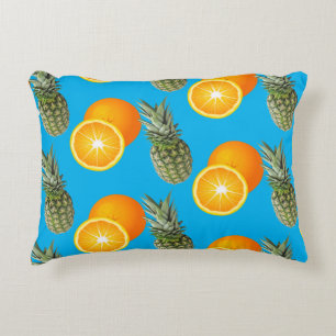 Coussins Décoratifs Motif de fruits tropicaux Ananas Orange
