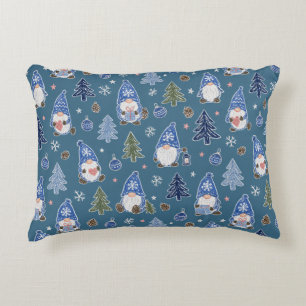 Coussins Décoratifs Motif de gnome de Noël arbre de Noël