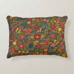 Coussins Décoratifs Motif de jardin botanique antique vibrant