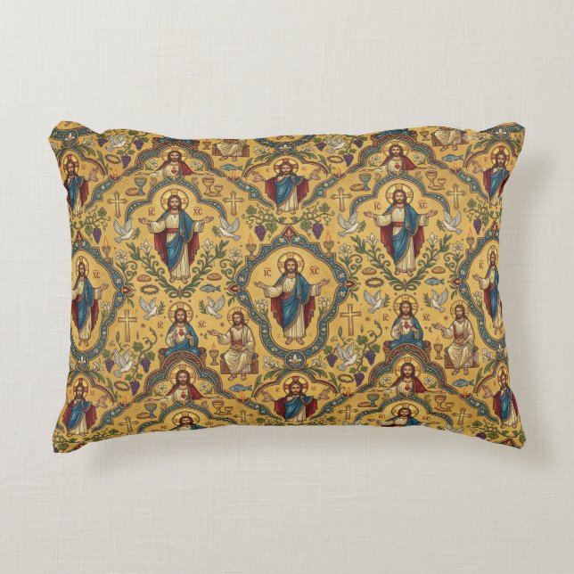 Coussins Décoratifs Motif de Jésus (Devant)