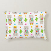 Coussins Décoratifs Motif De Llamas, Cute Llamas, Alpacas, Cactus (Devant)