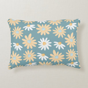 Coussins Décoratifs Motif de marguerites en petits flowe sauvages naïf