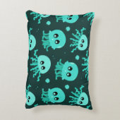 Coussins Décoratifs Motif de méduse bleue Kawaii (Dos(Vertical))