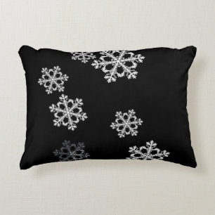 Coussins Décoratifs Motif de Noël minimaliste monochrome