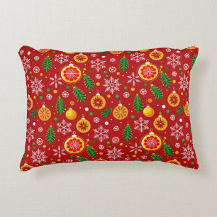 Coussins Décoratifs Motif de Noël rouge
