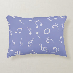 Coussins Décoratifs Motif de notes musicales