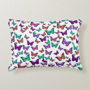 Coussins Décoratifs Motif de papillons colorés