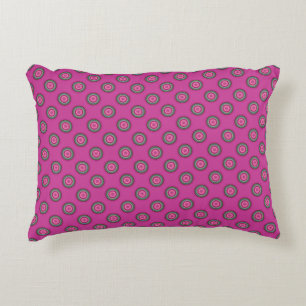 Coussins Décoratifs Motif de point rose chaud