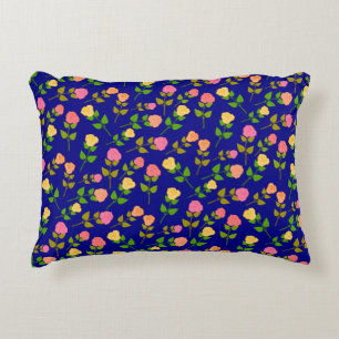 Coussins Décoratifs Motif de rose bleue jolie