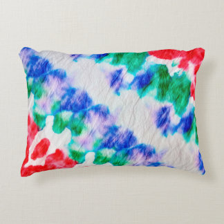 Coussins Décoratifs motif de teinture à cravate coloré Abstrait sur un