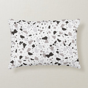 Coussins Décoratifs Motif de Terrazzo monochromatique