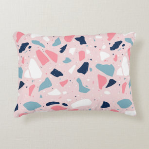 Coussins Décoratifs Motif de Terrazzo rose