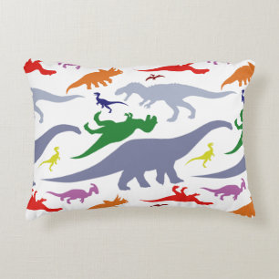 Coussins Décoratifs Motif Dinosaure coloré (Lumière)