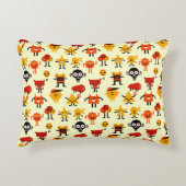 Coussins Décoratifs Motif drôle de monstres (Devant)