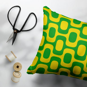 Coussins Décoratifs Motif du trottoir d'Ipanema, Motif de plage, Brési