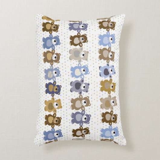 Coussins Décoratifs motif d'un ours en peluche (Devant(Vertical))