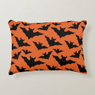 Coussins Décoratifs Motif effrayant et cool de chauves-souris noires H
