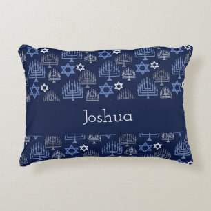Coussins Décoratifs Motif élégant de vacances de Hanukkah