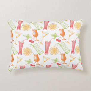 Coussins Décoratifs Motif esquissé de cocktail