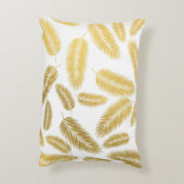 Coussins Décoratifs Motif Feuille Faux Gold Palm (Dos(Vertical))