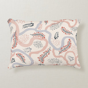 Coussins Décoratifs Motif floral artistique, décoration d'automne orne