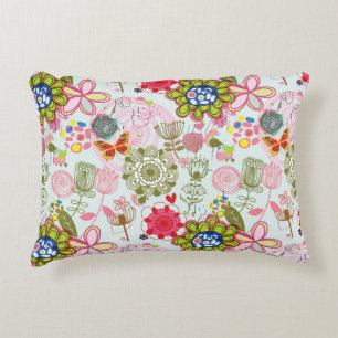 Coussins Décoratifs Motif floral dans le rétro style 2