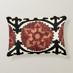Coussins Décoratifs Motif floral décoratif de style de Suzani