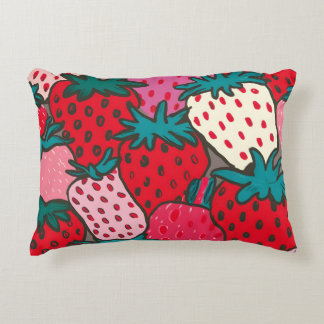 Coussins Décoratifs Motif Fraise